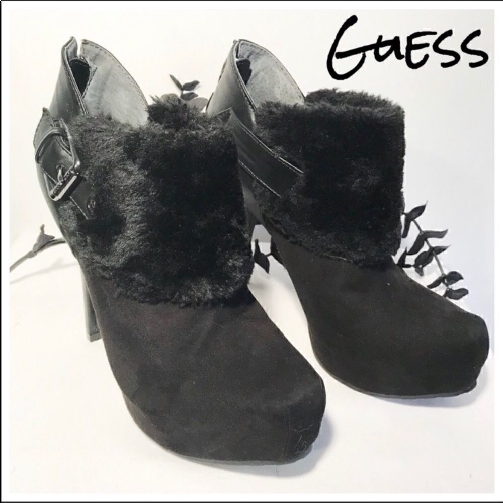 Guess Black  “Oleta” Ankle Booties (6.5)